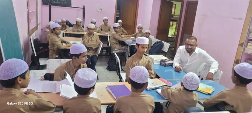 Children Studying in Classroom