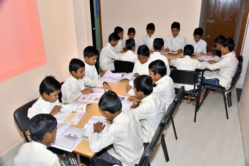 Children Studying in Classroom